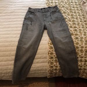 High waisted RVCA gray jeans